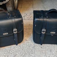 Borse "FRANCO CUOIO" per moto guzzi v7