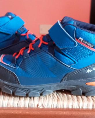 scarponcino trekking bimbo impermeabile n. 28 