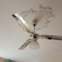 lampadario con ventilatore e telecomando