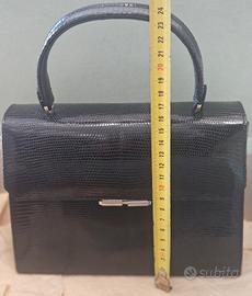 borsa vintage in vera pelle di lucertola anni60/70