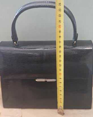 borsa vintage in vera pelle di lucertola anni60/70