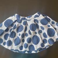 Piccola Ludo - gonna a pois 4 anni