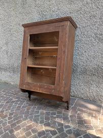 ARMADIETTO PENSILE Rustico - Antica Vetrinetta