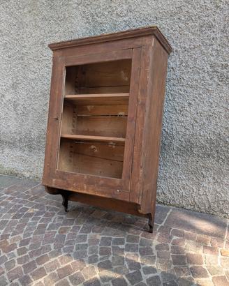 ARMADIETTO PENSILE Rustico - Antica Vetrinetta