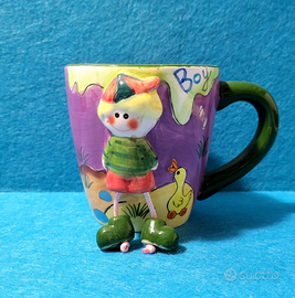 Tazza Mug Bambino Boy dipinta a mano - Happy Casa