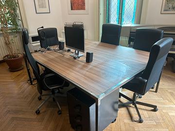 Tavolo riunione di design fatto a mano  210x170