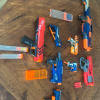 Set di 6 nerf giocattolo