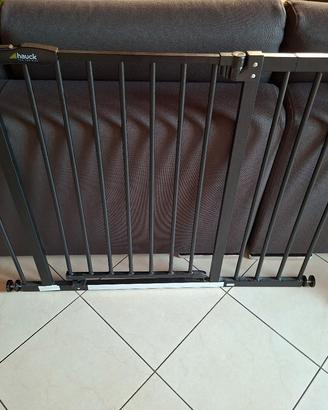 Cancelletto sicurezza Hauck nero+prolunghe