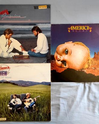 America, tre dischi vinile