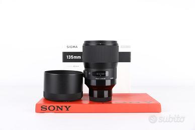 Sigma 135mm f1.8 Art DG Sony E USATO GARANTITO