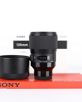 Sigma 135mm f1.8 Art DG Sony E USATO GARANTITO