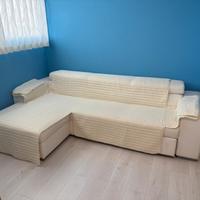 Divano letto in ecopelle