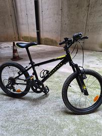 Bicicletta Mountainbike bambino 20"6-9 anni