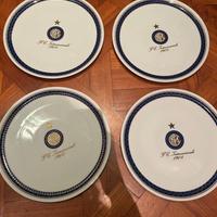 Set di 4 piatti sottopiatti Inter Tognana 30 cm