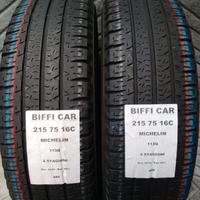 2 gomme 215 75 16c michelin a494