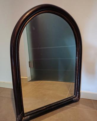 Specchio in bambu ad arco