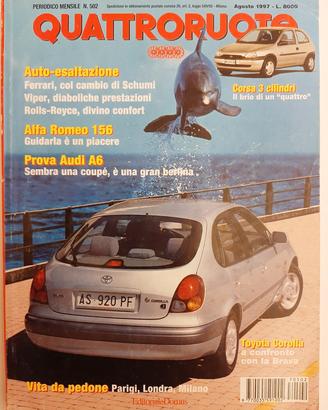 Rivista Quattroruote Agosto 1997 (N°502)