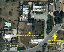 Terreno edificabile mq. 252