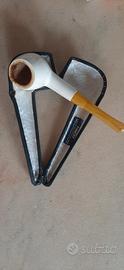 Pipa in Schiuma di Mare (Meerschaum) vintage con c