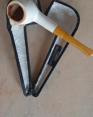 Pipa in Schiuma di Mare (Meerschaum) vintage con c