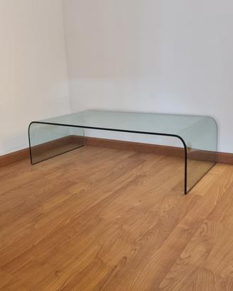 Tavolino soggiorno in cristallo