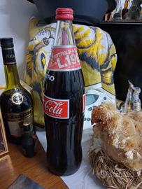 bottiglia Coca Cola da litro anni 80 piena !!!
