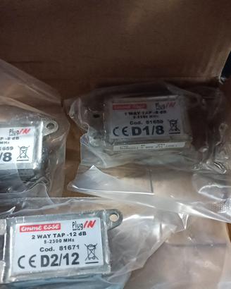 Kit tre derivatori di antenna Emme Esse, nuovi