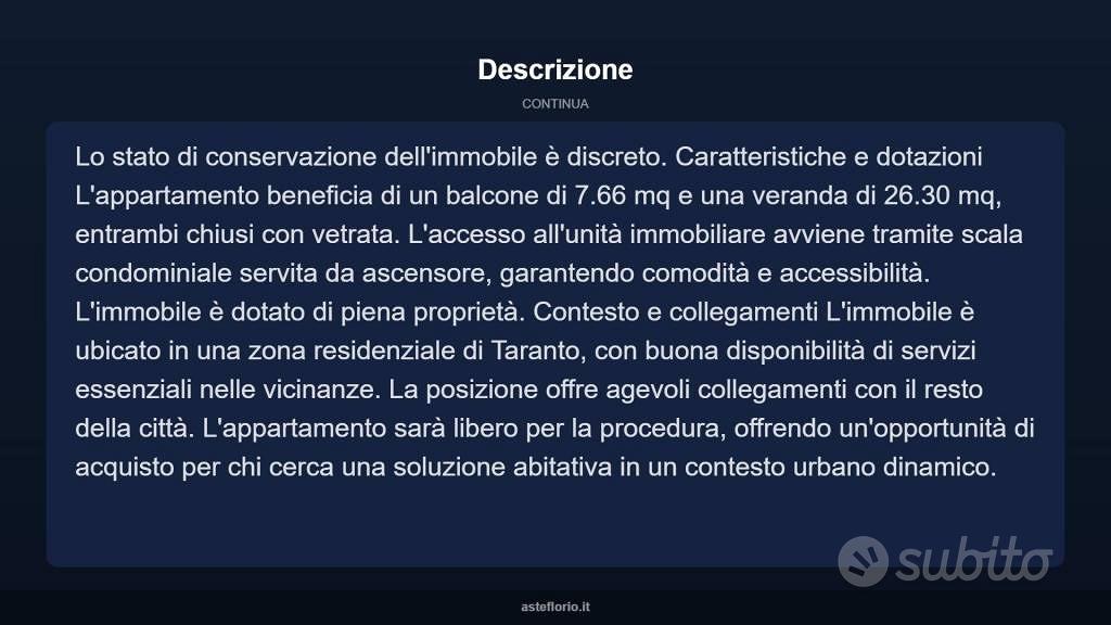 Appartamento – Taranto - Vista 5