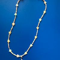 Collana con stelle e perline e charm stella
