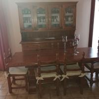 sala da pranzo in rustico elegante