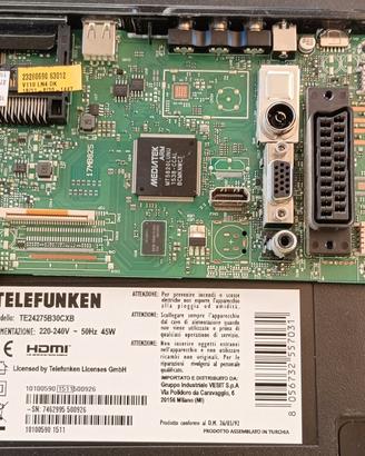 Scheda Madre+Alimentatore Telefunken TE24275B30CXB