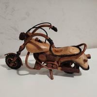 Harley Davidson in legno 