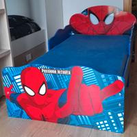 Lettino Per Bambini SpiderMan Con Occhi Luminosi