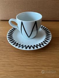 Servizio caffè per 12 in porcellana “Le monachine”