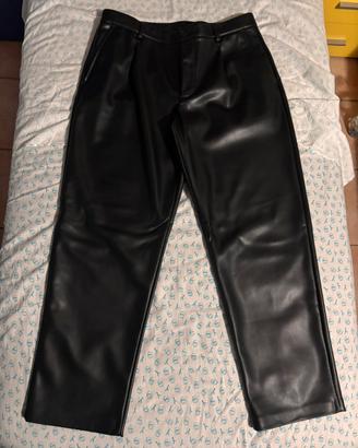 Pantaloni pelle zara