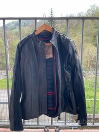 Giacca in pelle moto triumph