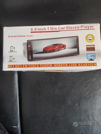 Autoradio Stereo 1 DIN Touchscreen 6.9" - CarPlay