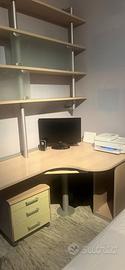 Libreria con scrivania
