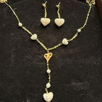 PARURE STROILI CON CUORI E ZIRCONI