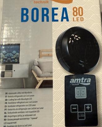 Ventilatore acquario con termostato Amtra Borea80 