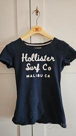 T-Shirt blu Hollister