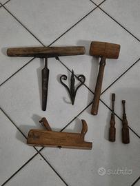 antichi atrezzi falegname