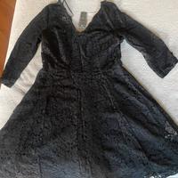 Abito nero in pizzo Benetton