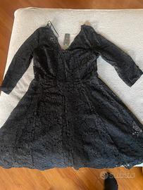 Abito nero in pizzo Benetton