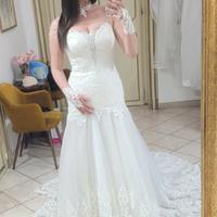 Abito sposa pizzo e tulle