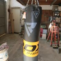 SACCO KICK BOXING BOX NUOVO 120CM + GUANTONI