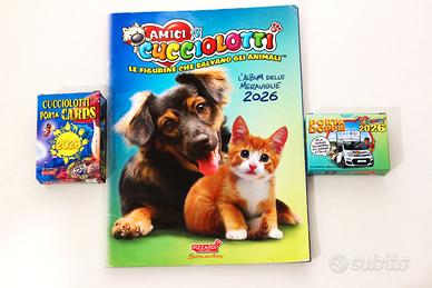 Album Figurine Amici Cucciolotti Completo + Cards