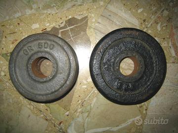 Bilanciere Manubrio Pesi Dischi in ghisa