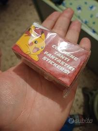 Pokemon Sticker Roll Box Nuovo 