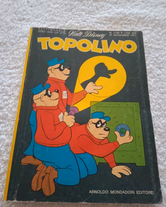TOPOLINO. N. 1148 del 27 novembre 1977.
